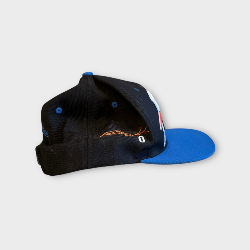 Mitchell & Ness Oklahoma City Thunder Snapback Hat Black/Blue #0 Westbrook 2014 - Picture 4 of 10